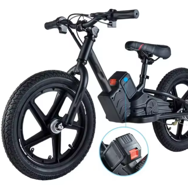 Black Color 12inch 16inch Children Ebike